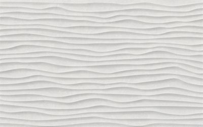 textura de ondas de yeso 3d, textura de yeso blanco, fondo de ondas 3d, textura de ondas blancas, textura de piedra, textura de mosaico de ondas, fondo de ondas, fondo de yeso blanco