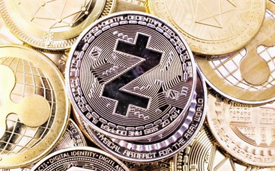 Zcash, cryptocurrency, Zcash gold coin, ZEC, electronic money, Zcash sign, Zcash logo, finance, money, Zcash price concepts