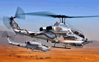 bell ah-1 super cobra, american attack helicopter, us navy, united states army, ah-1 super cobra, desenhos de helicóptero, usa, combat aviation