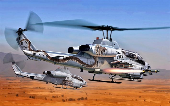 bell ah-1 super cobra, helicóptero de ataque estadounidense, marina de los ee uu, ejército de los estados unidos, ah-1 super cobra, dibujos de helicópteros, ee uu, aviación de combate