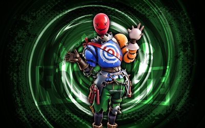 4k, airhead, fortnite, sfondo a spirale verde grunge, fortnite airhead skin, airhead fortnite personaggio, airhead fortnite, personaggi fortnite, grunge art, airhead skin