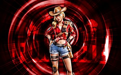 rustler, 4k, vermelho abstrato de fundo, fortnite, resumo raios, rustler skin, fortnite rustler skin, personagens de fortnite, rustler fortnite