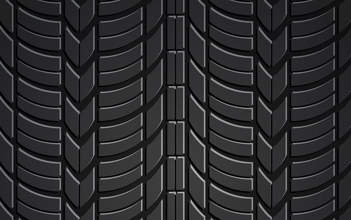 padrões de piso de automóvel, 4k, macro, pneu, piso de pneu, pneu de automóvel, pneus, piso de automóvel, padrões de piso de pneu, texturas vetoriais